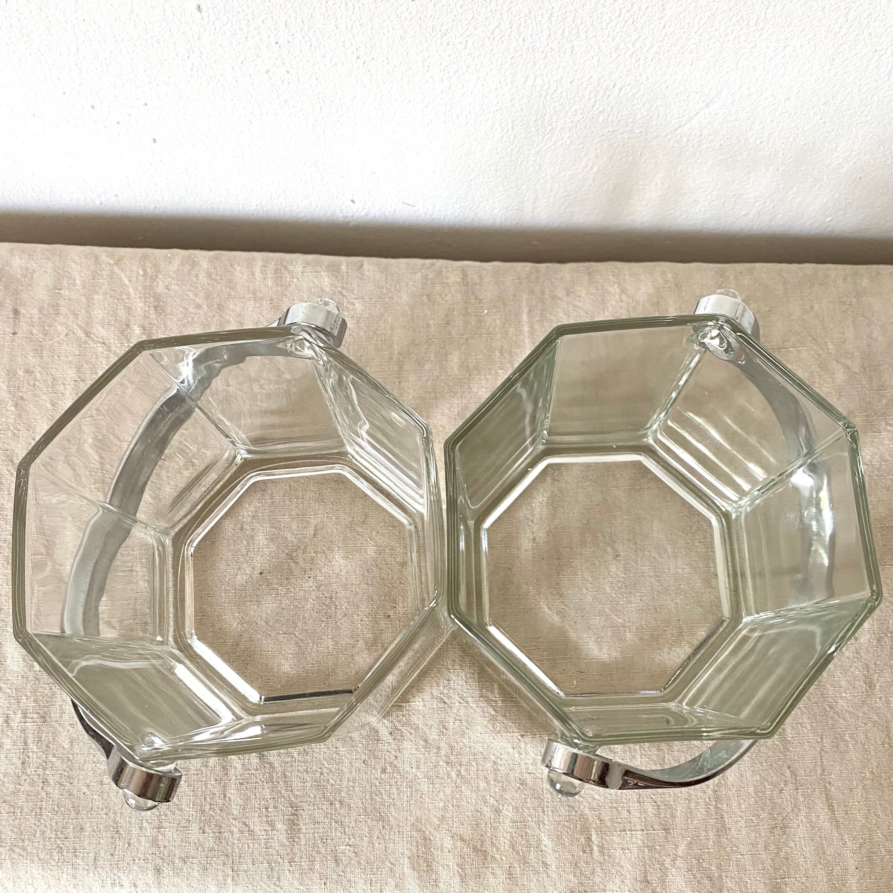 Arcoroc vintage ice buckets