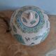 Polychrome enamelled porcelain ginger jar China