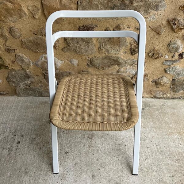 Lot de 4 chaises blanches Giorgio Cattelan