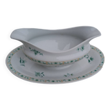Limoges porcelain gravy boat Bernardaud Beijing model