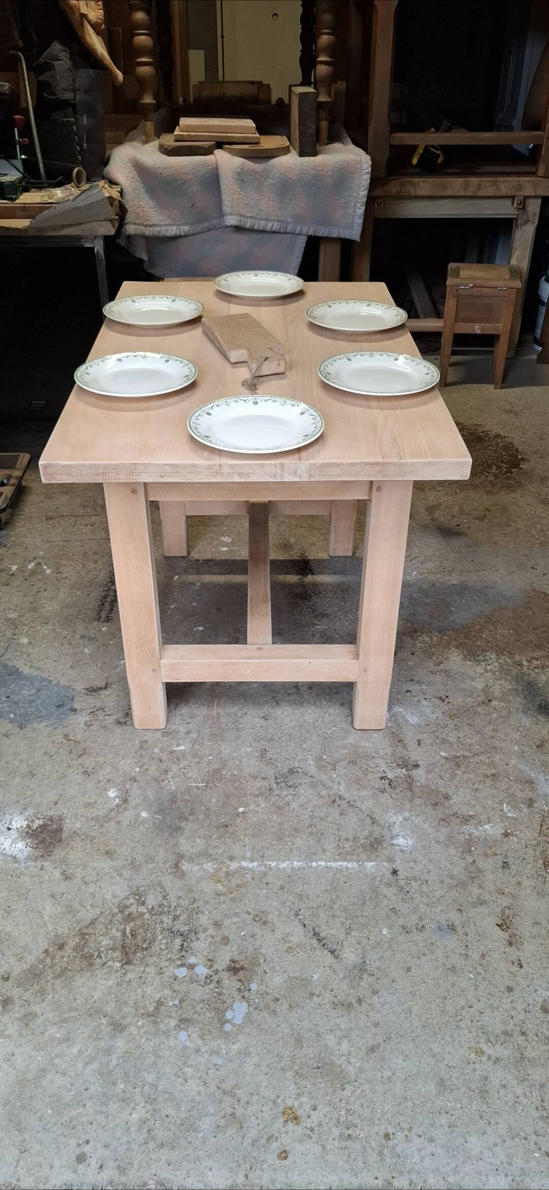 Small renovated farmhouse table
