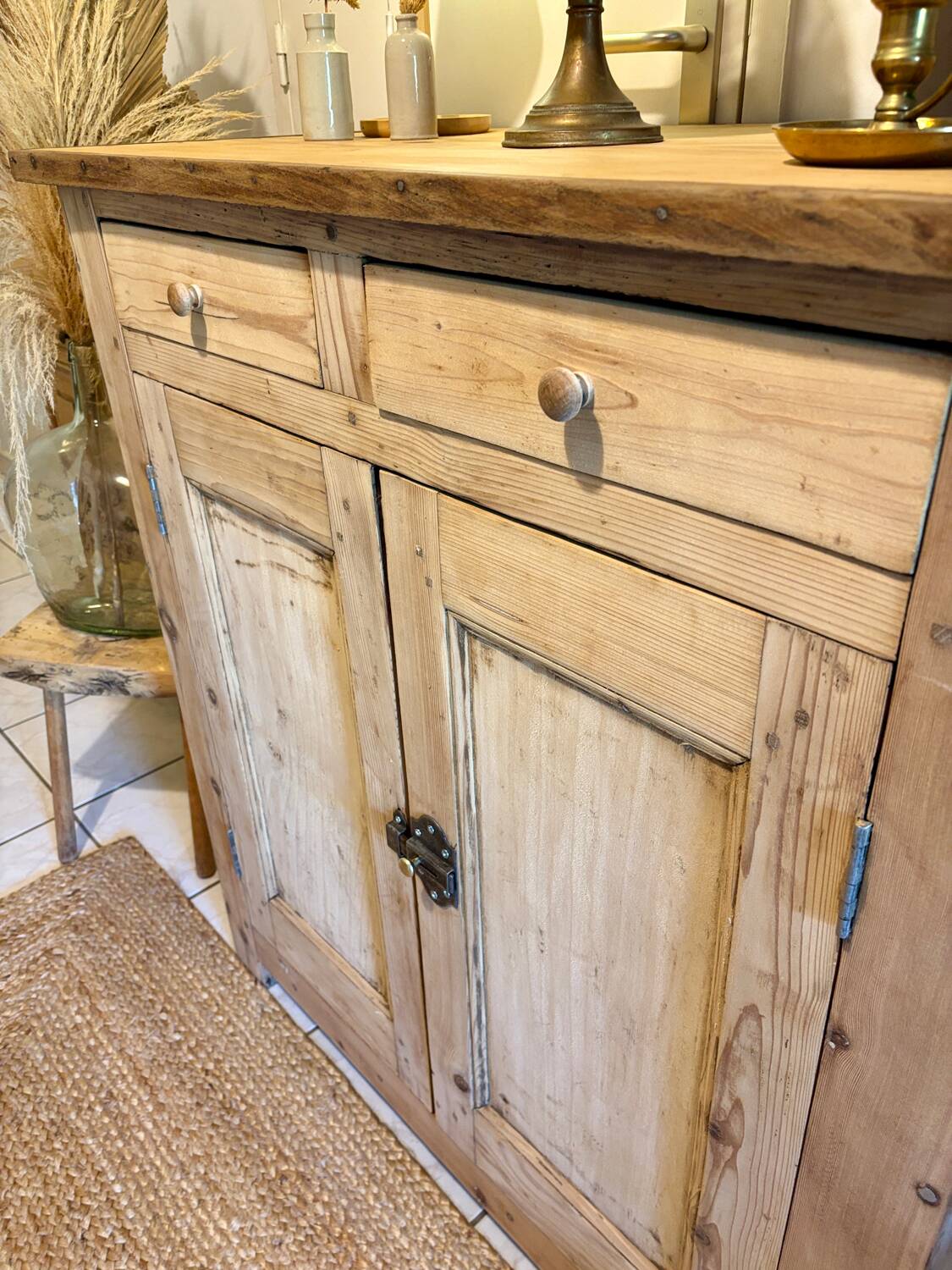 Buffet parisien bois brut