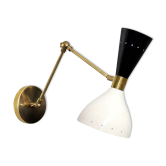 Articulable Black &White Moonlight wall lamp