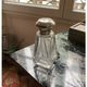 Art Deco crystal silver-plated sugar shaker
