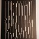 Linear silkscreen print by Victor Vasarely, vintage print, circa 1970, op. cit.