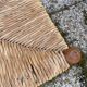 Vintage straw bench