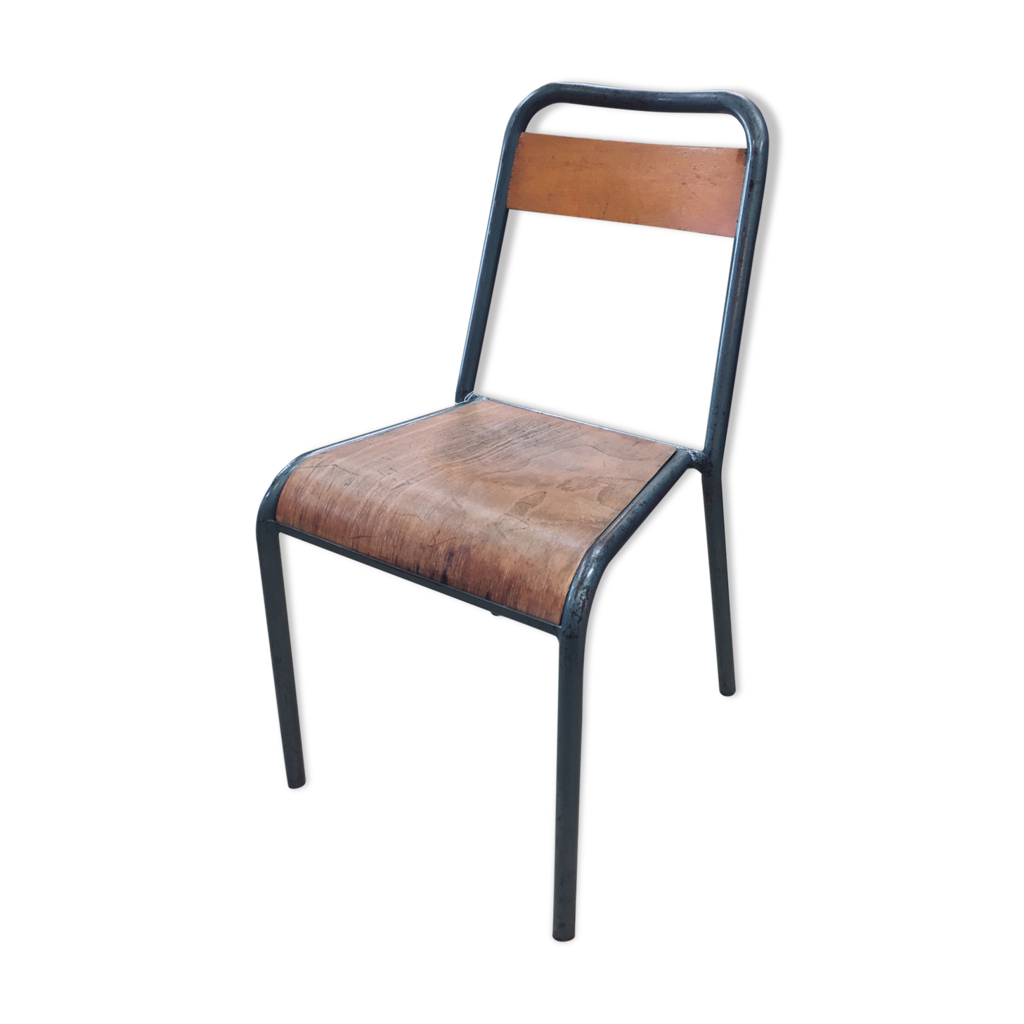 Authentique chaise d'école Stella