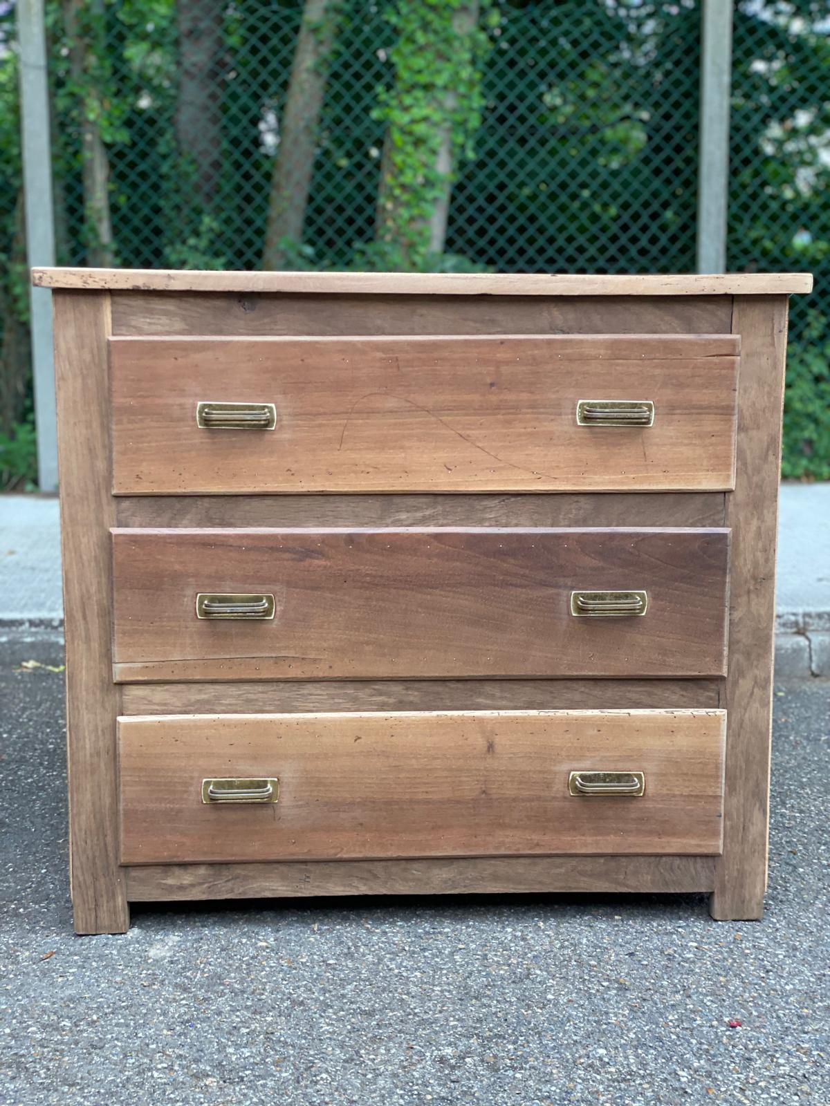 Renovated teak and veneer commode from the 1950s.