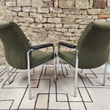 Pair of vintage office meeting chairs