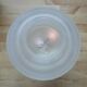 Vintage saucer lamp globe