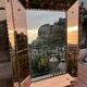 Beautiful vintage copper art deco mirror signed and dated