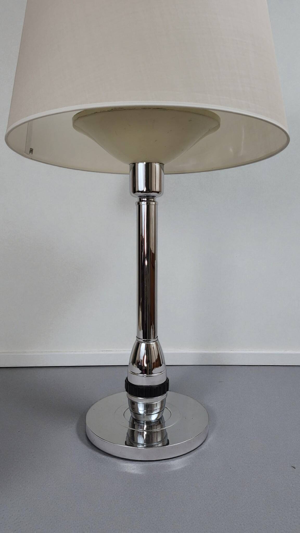 Lampe Jumo chrome années 50