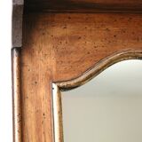 Wall trumeau mirror with shelf