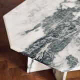 Vintage 70s marble coffee table