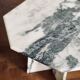 Vintage 70s marble coffee table