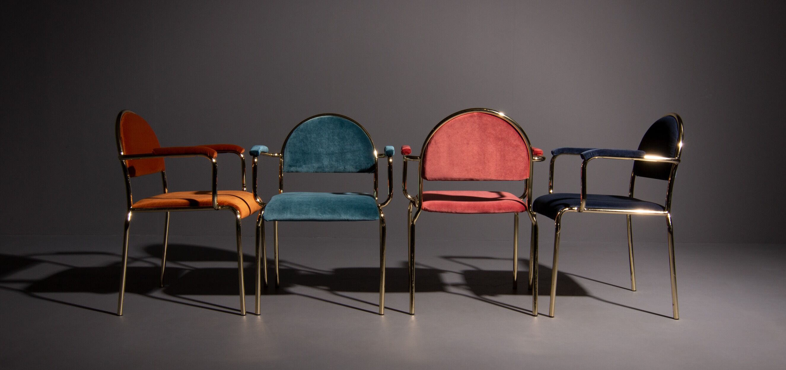 Hollywood Regency chair with or without armrest