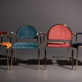 Hollywood Regency chair with or without armrest