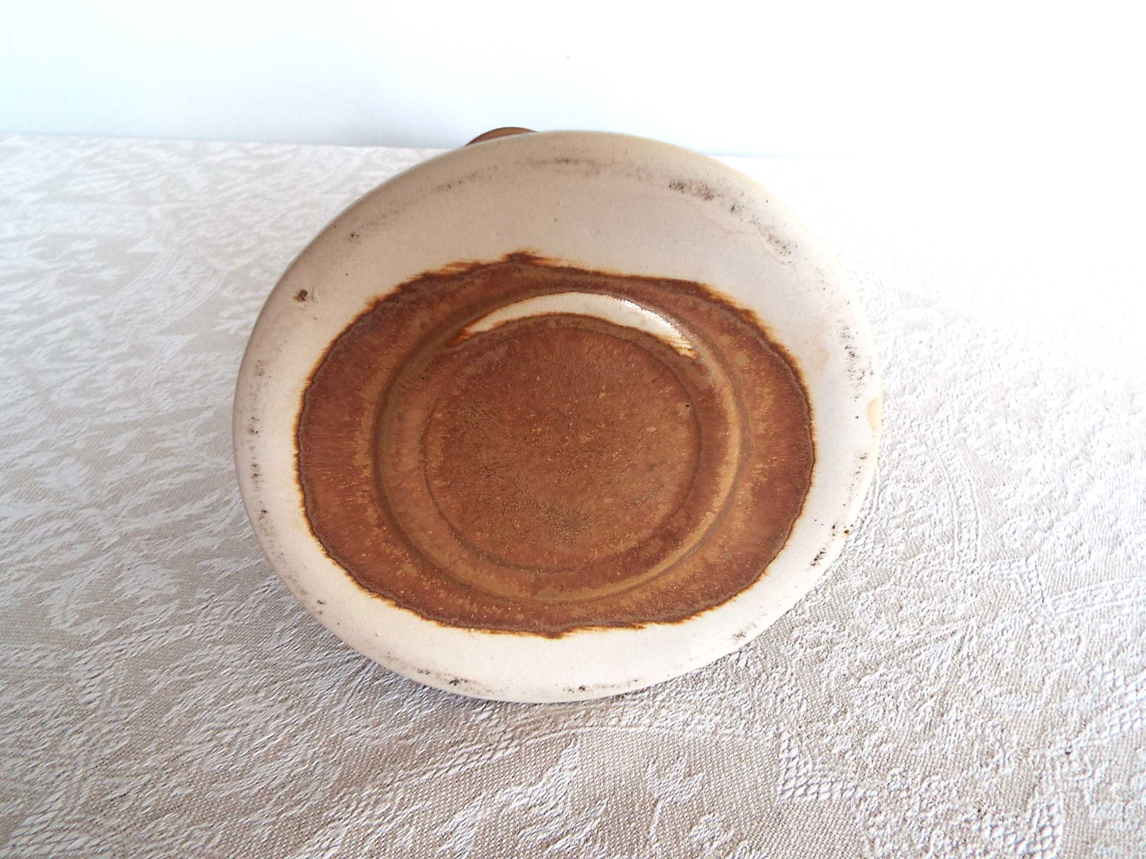 Stoneware candle holder