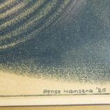 Art Deco lithograph 1926 Rense Hamstra 80x60cm