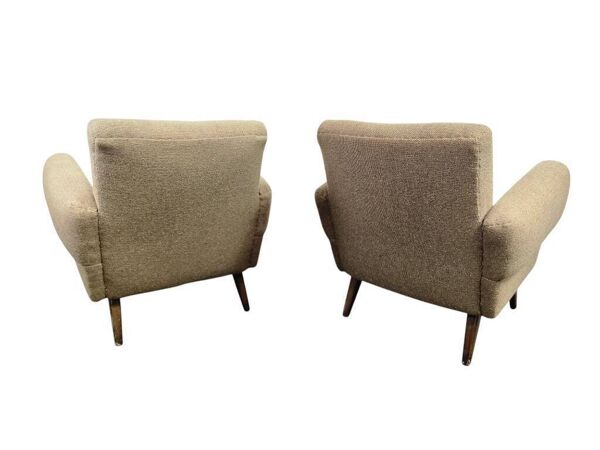 ensemble de 2 fauteuils vintage / fauteuils individuels / petits fauteuils