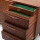 High Quality Danish Sideboard with Brass Handle Inlays 1950s