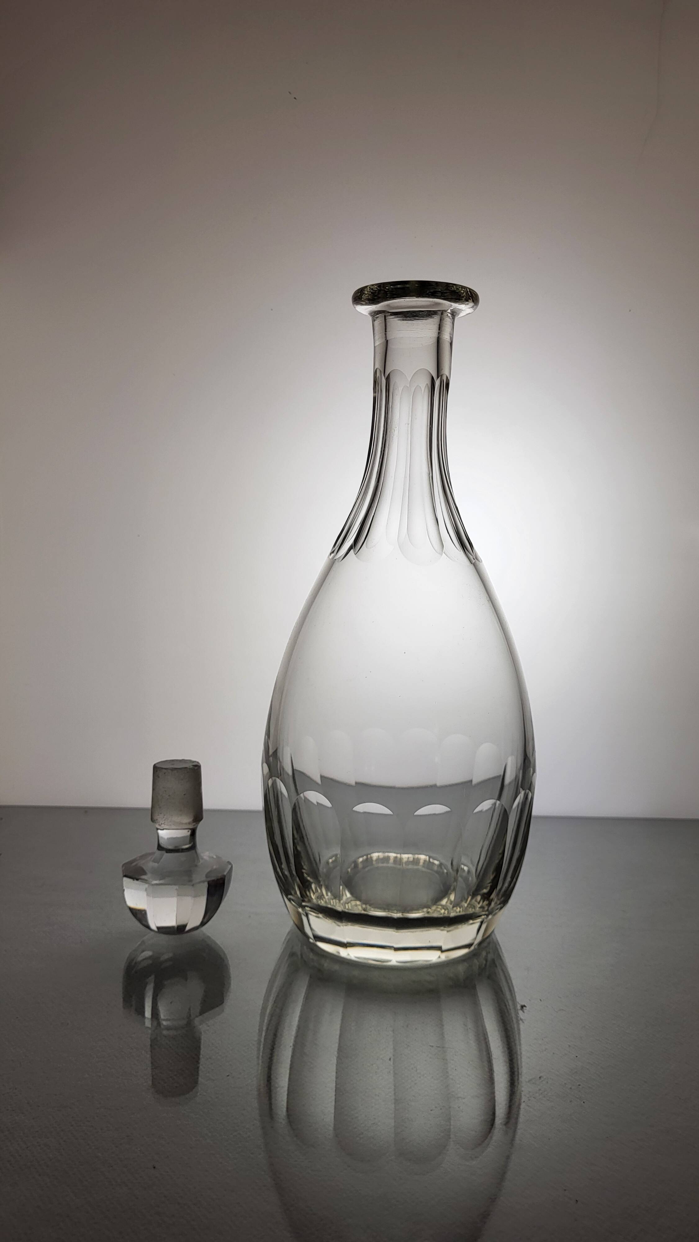 Carafe en cristal Déb. XXème