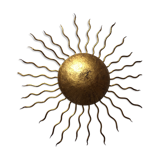 Sun shaped ceiling light