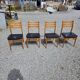 4 Scandinavian chairs from the 1960s