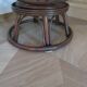 Vintage set of 2 swivel chairs in bamboo and rattan - Papasan shape