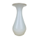 Tarnowiec flat neck vase in vintage white glass
