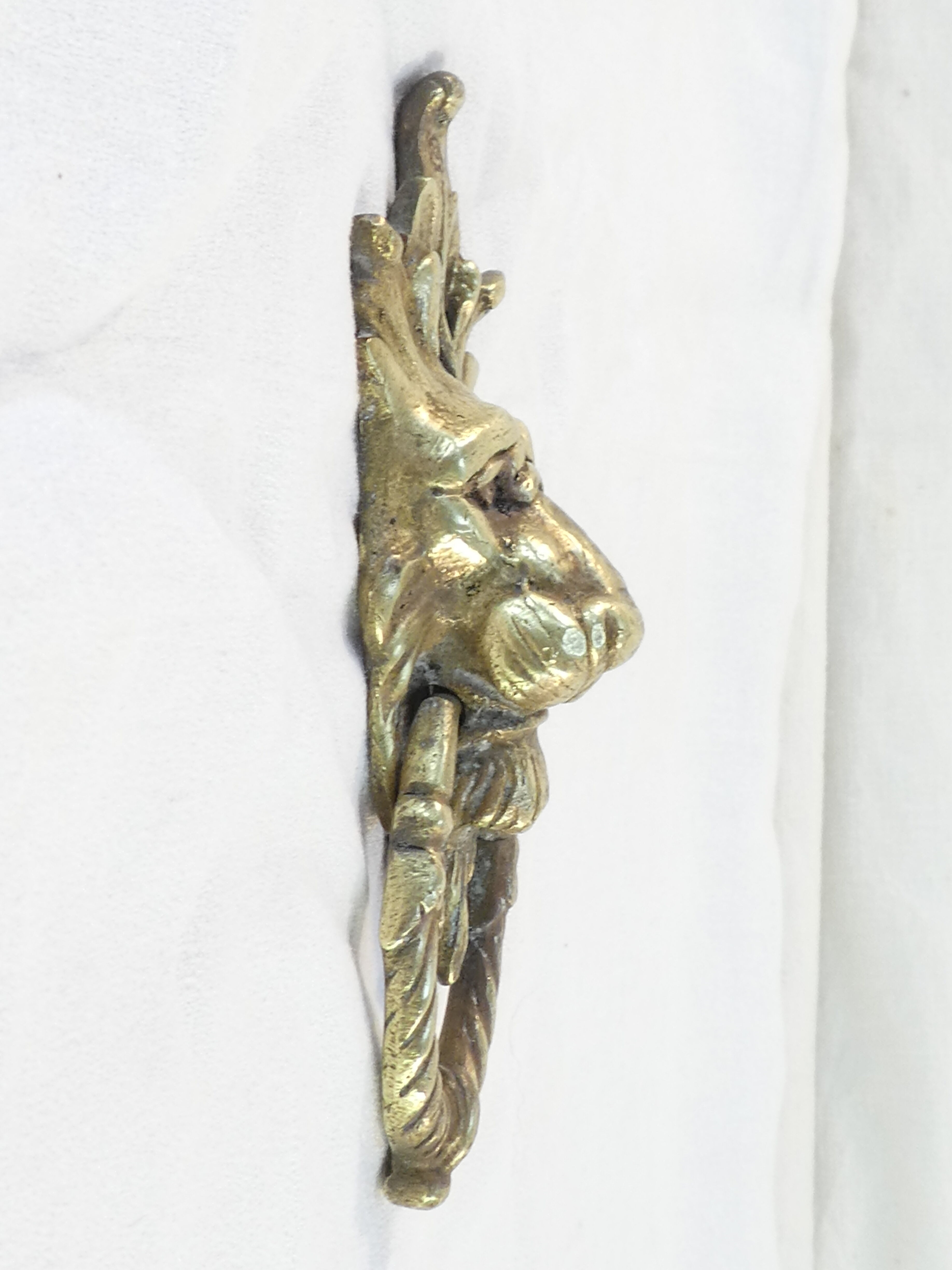 Bronze door knocker Lion's Head