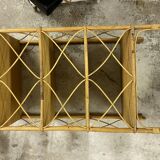 Rattan bookcase shelf