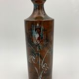 Vintage glazed terracotta ceramic, signed Yvon Roy, Ateliers Montgolfier - 1960s