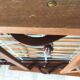 Wood bed Day bed vintage 50s 60s braces