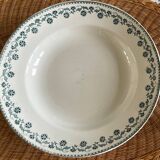 6 assiettes creuses en terre de fer