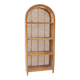 Large woven bamboo shelf