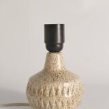 Mid-Century Modern Brown Speckled Stoneware Table Lamp by EGO, Sweden 1960s