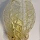Paire d'appliques en verre de Murano et incrustations d'or Barovier Toso, Italie 1990