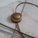Articulated brass floor lamp