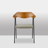 Robin Day. Thermoformed wooden office chair. Airborne circa 1950-60