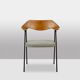 Robin Day. Thermoformed wooden office chair. Airborne circa 1950-60