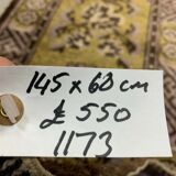 Antique Chinese Pao Tao Rug 145x68 cm, Wool, Gold and Brown