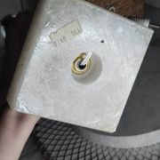 Lampe vintage avec pied en albâtre