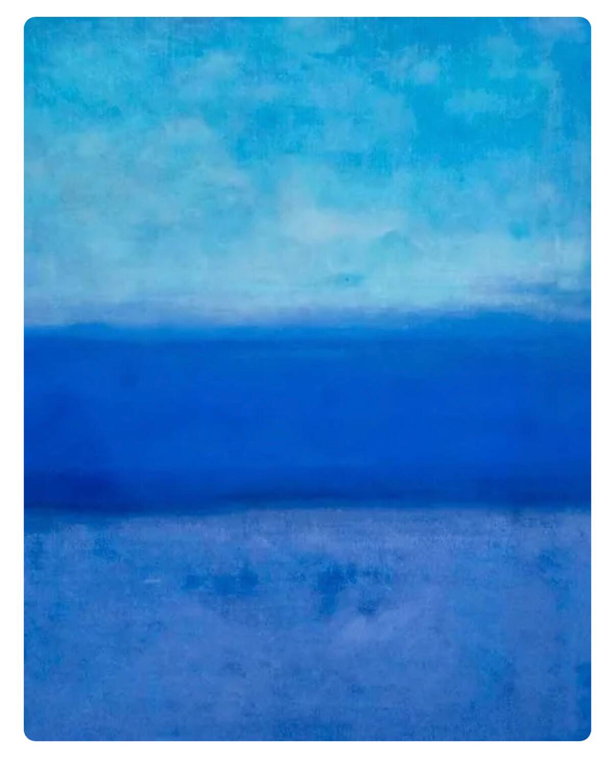 Blue Abstract Painting