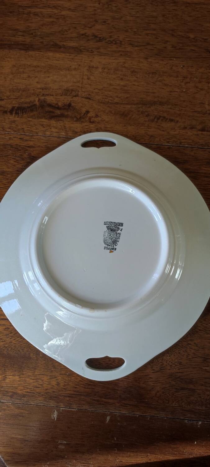 Sarreguemines and Digoin presentation dish