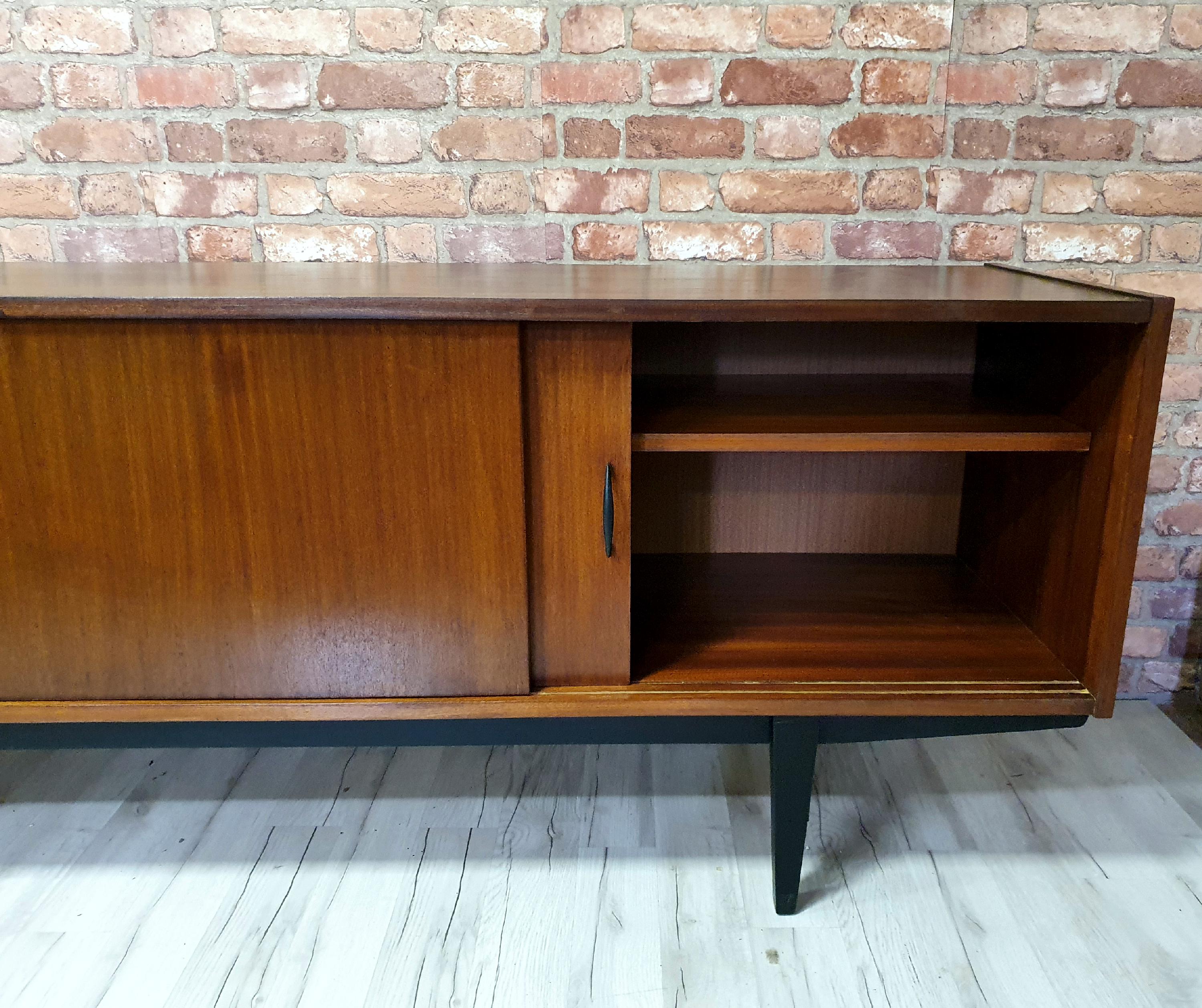 Renovated chest of drawers, Violetta sideboard, 1970s Poland