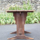 Vintage wood bistro table