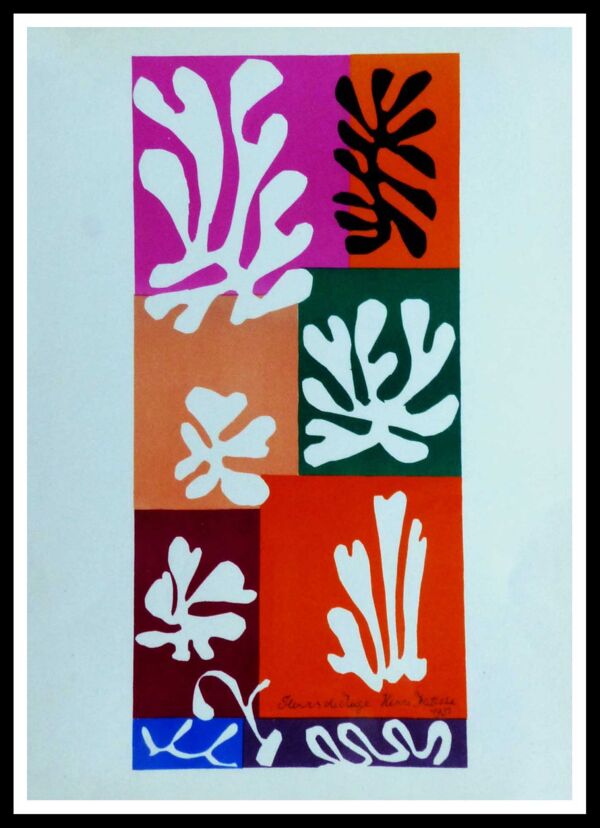Lithographie Henri Matisse Fleurs de neige 1958