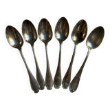 Set of 6 small spoons