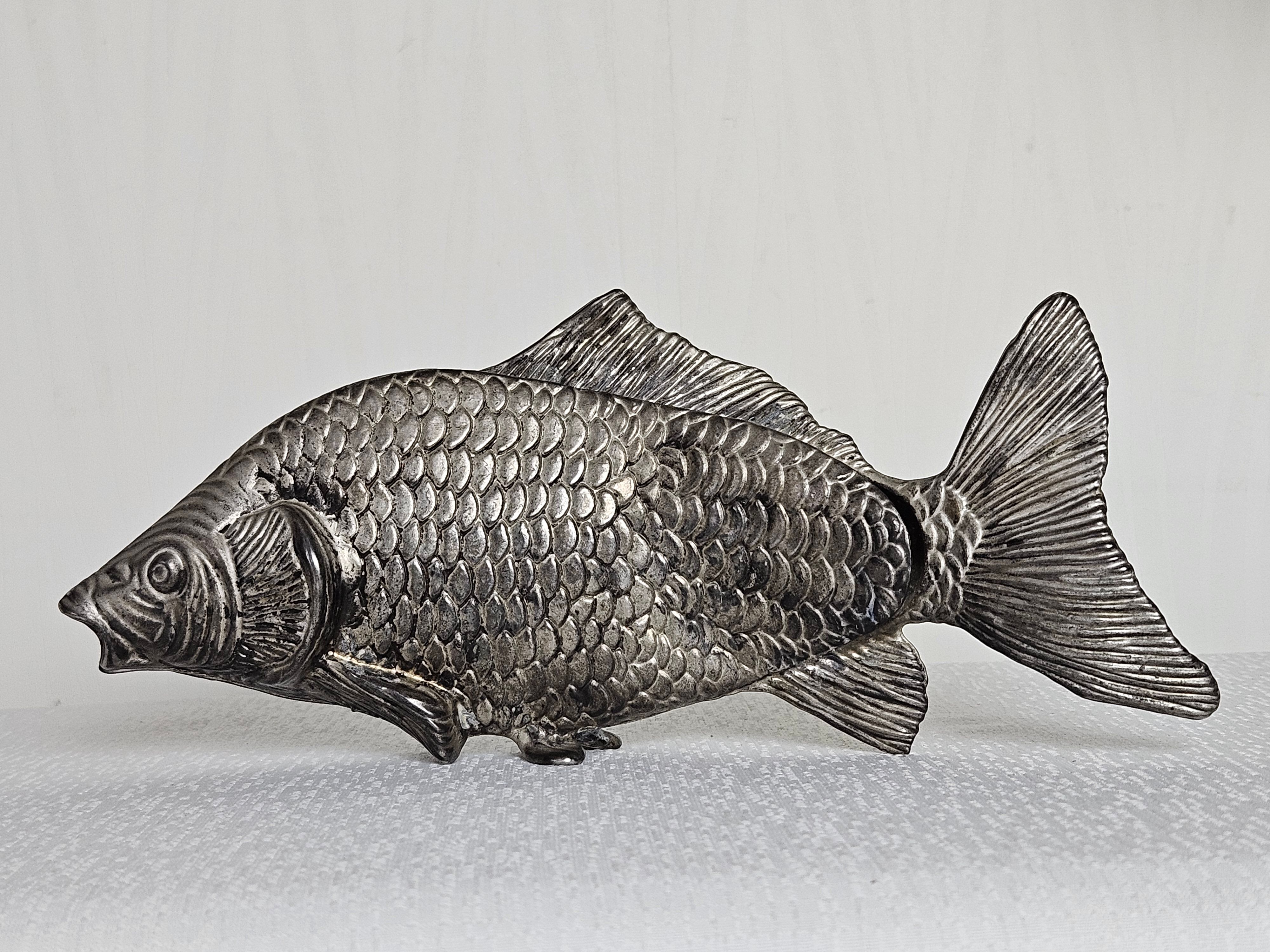 Porte courrier poisson Italie vintage